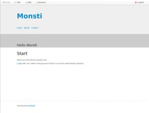 monsti 0.5 发布,go 编写的 cms 系统